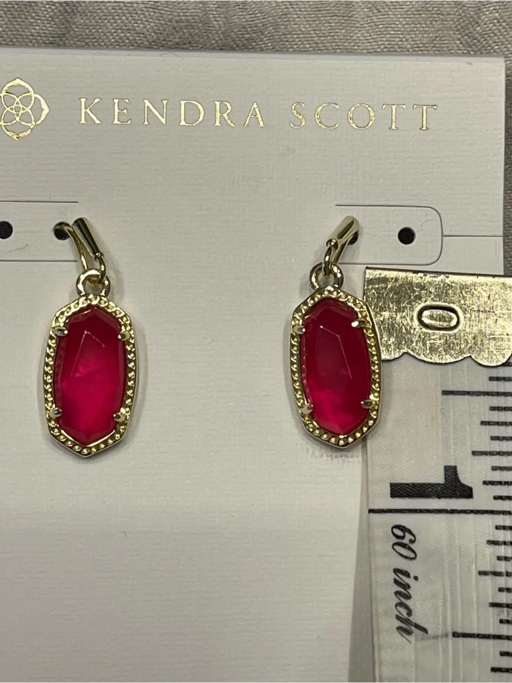 Kendra Scott Lee Drop Earrings Gold Azalea Illusion